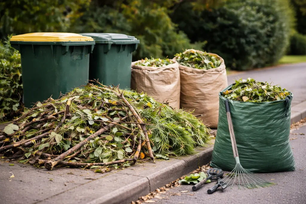 Branch, leaf and garden waste removal service