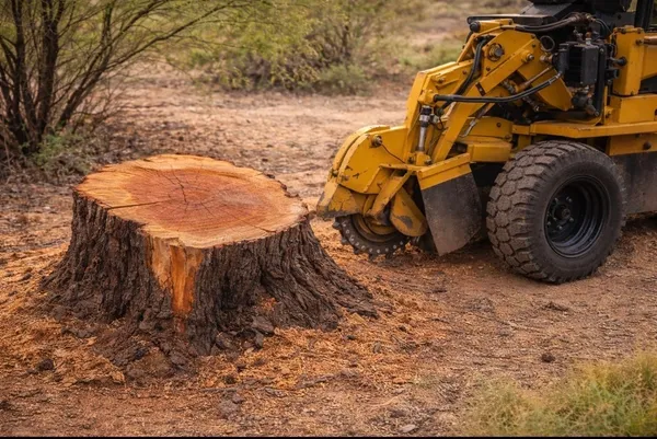 Tree stump removal and stump grinding service